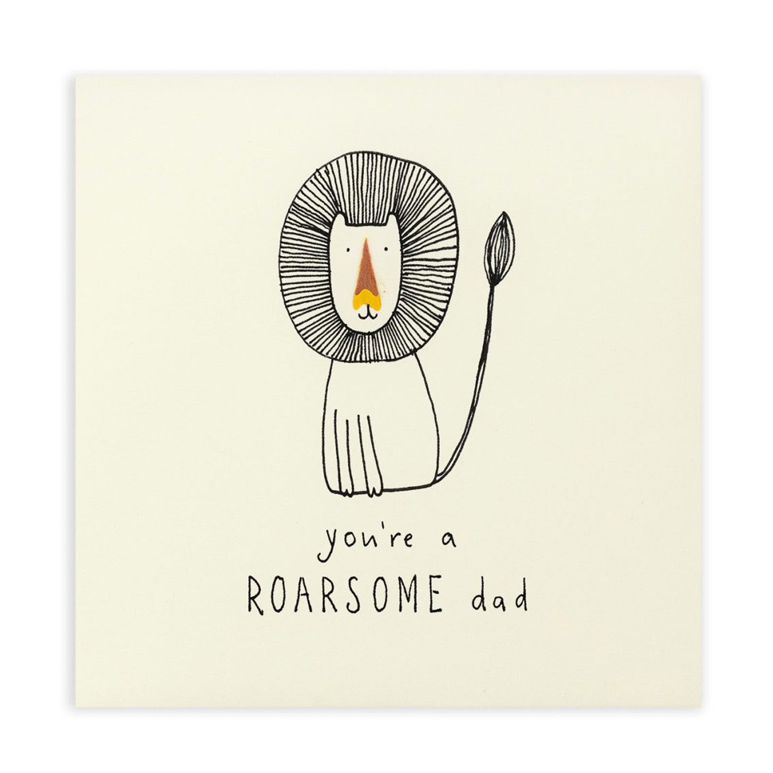 Father's Day Card | You're A Roarsome Dad | Ruth Jackson