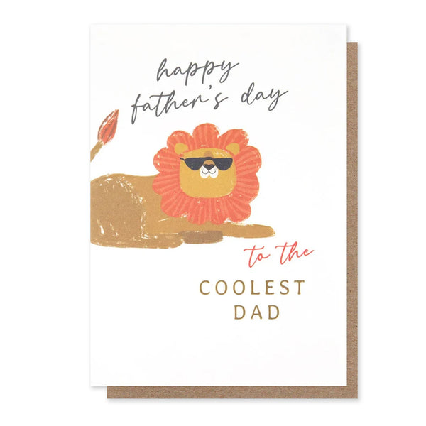 Father's Day Card | Happy Father's Day To The Coolest Dad | Caroline Gardner