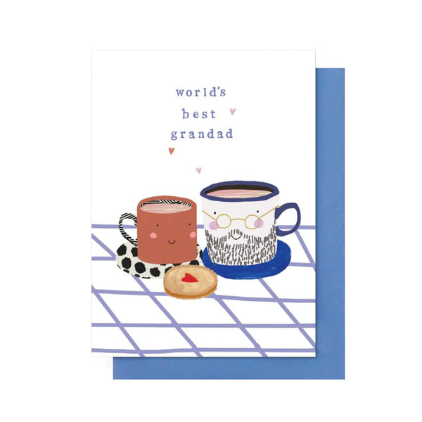 Father's Day Card | World's Best Grandad | Stop The Clock Design - Kami Paper