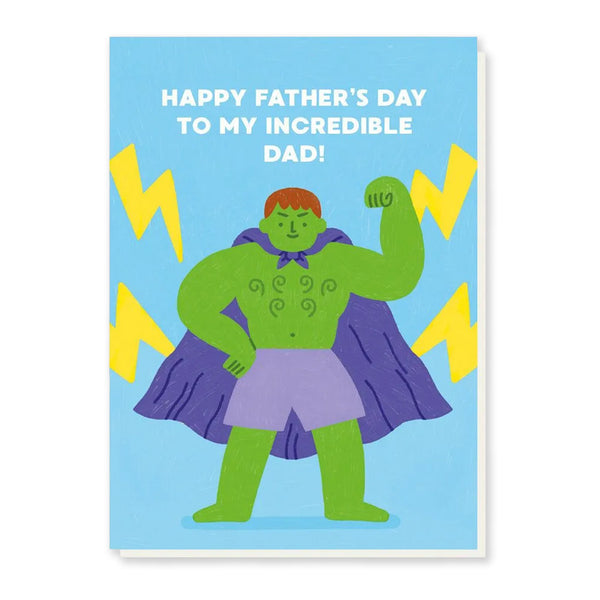 Father's Day Card | Incredible Dad | Stormy Knight