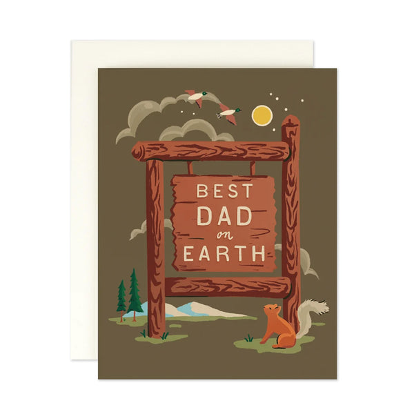 Father's Day Card | Best Dad On Earth | Amy Heitman