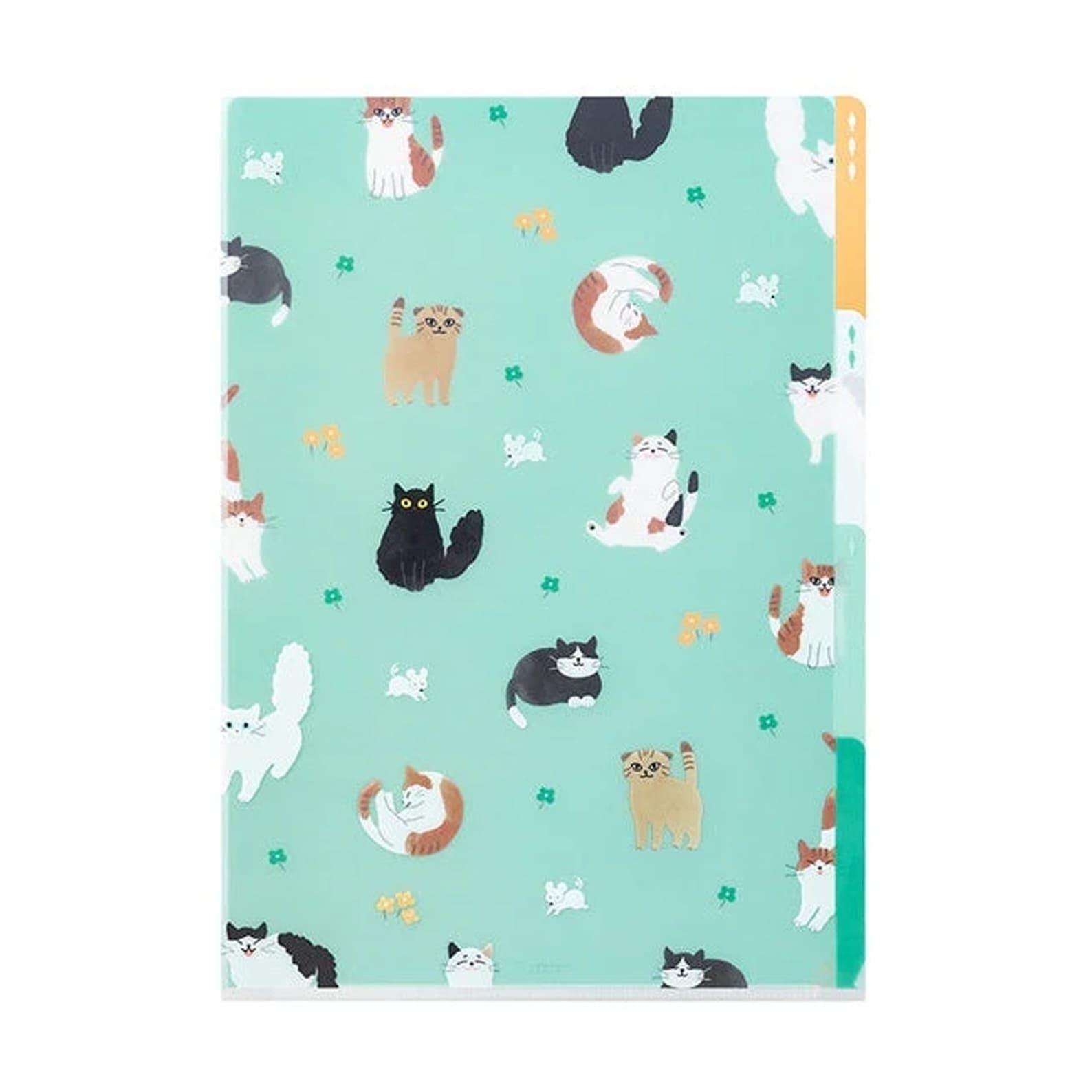 File Folder | 3 Pocket File | Cat | Midori