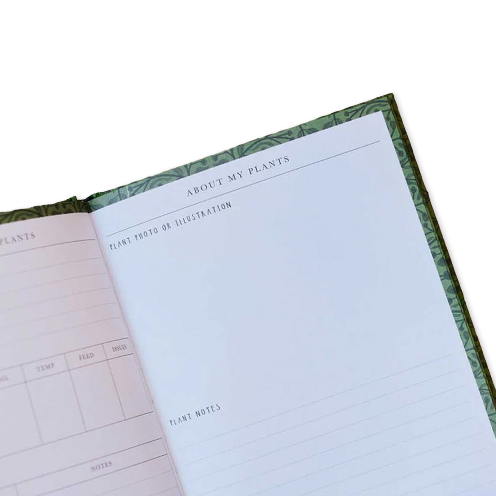 Garden Book | Green | Write To Me