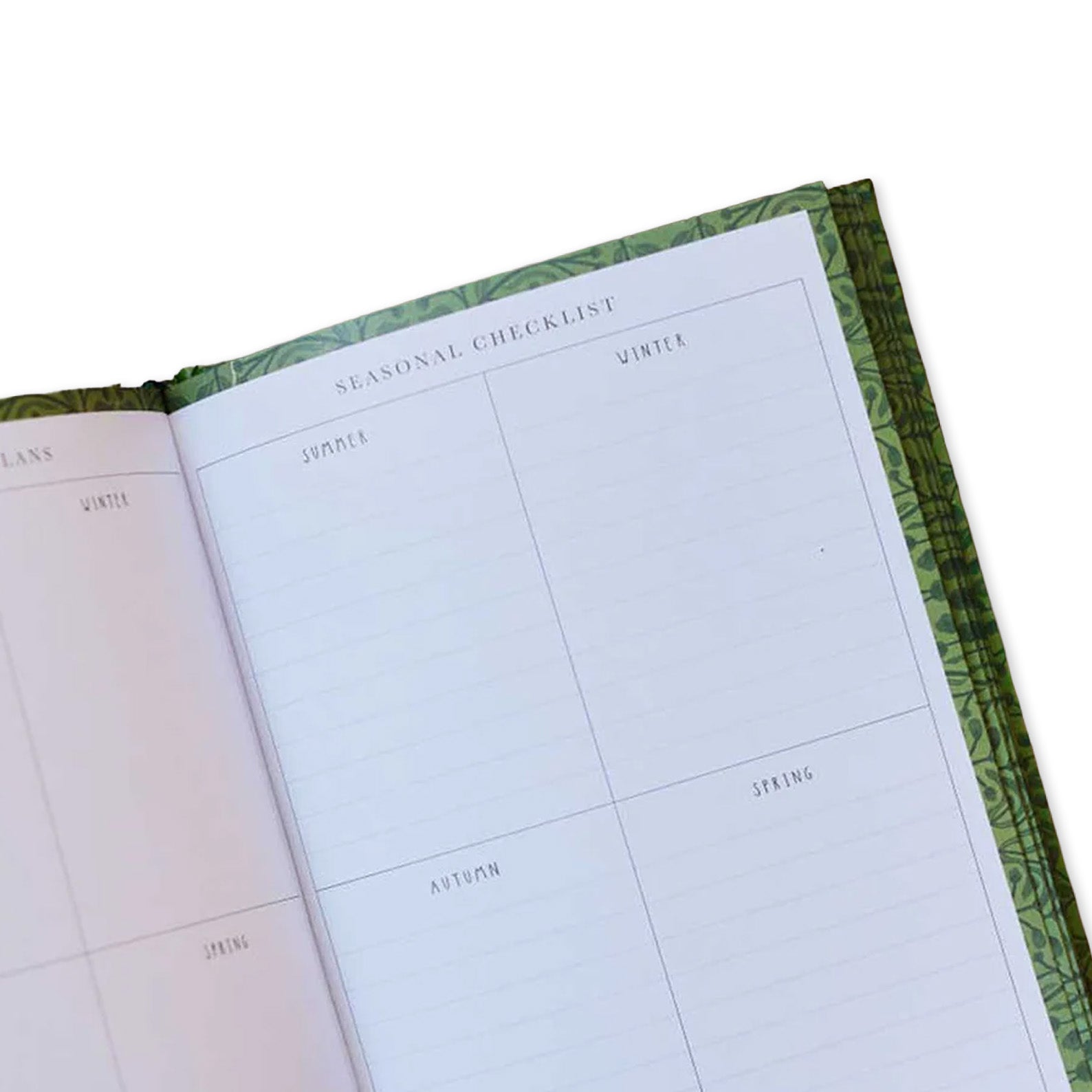 Garden Book | Green | Write To Me
