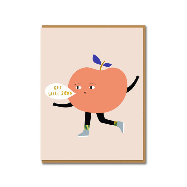 Get Well Card | Get Well Soon Apple | Aless Baylis | 1973