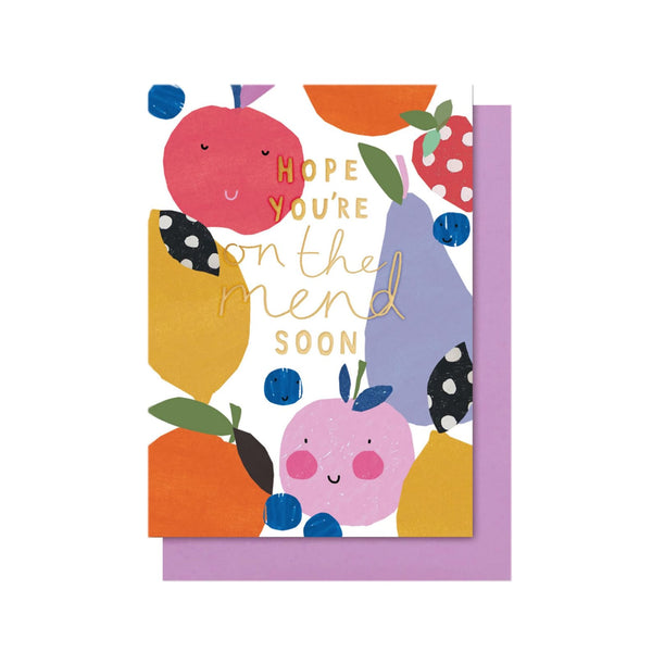 Get Well Card | Hope You're On The Mend | Stop The Clock Design