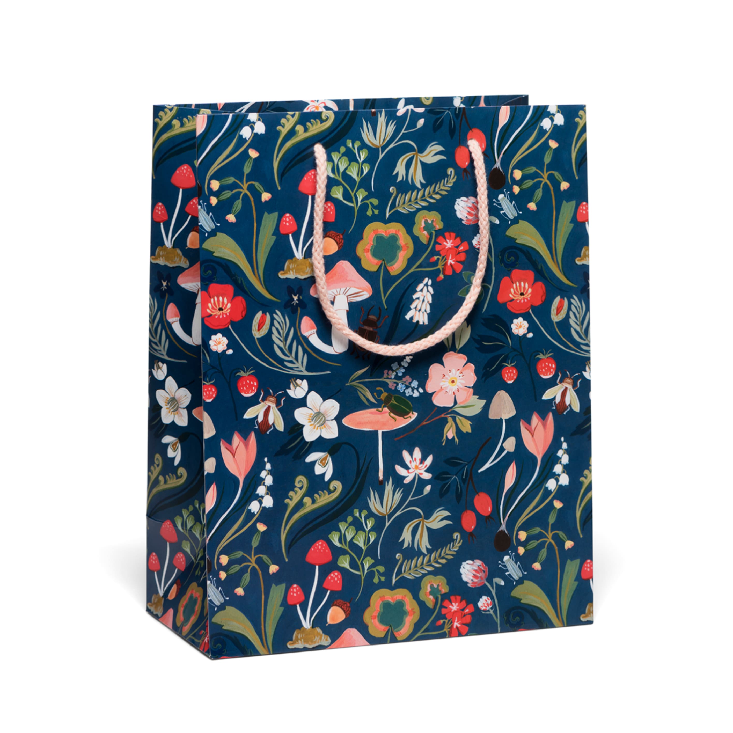 Gift Bag | Large | Forest Blue | Red Cap Cards