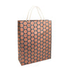 Gift Bags | Polka Dot | Copper on Navy Blue | 2 SIZE OPTIONS AVAILABLE