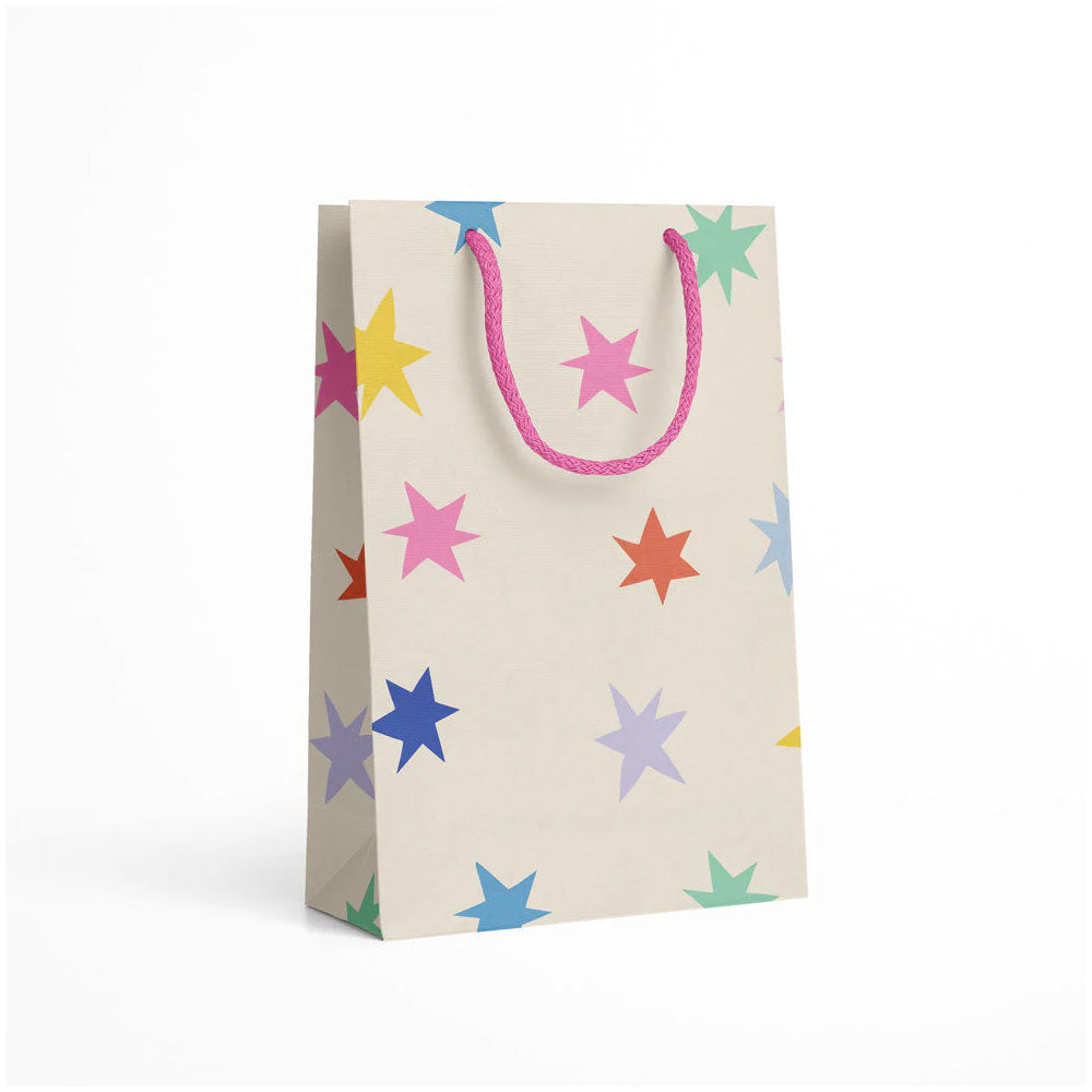 Gift Bag | Medium | Multi Stars | Ohh Deer - Kami Paper