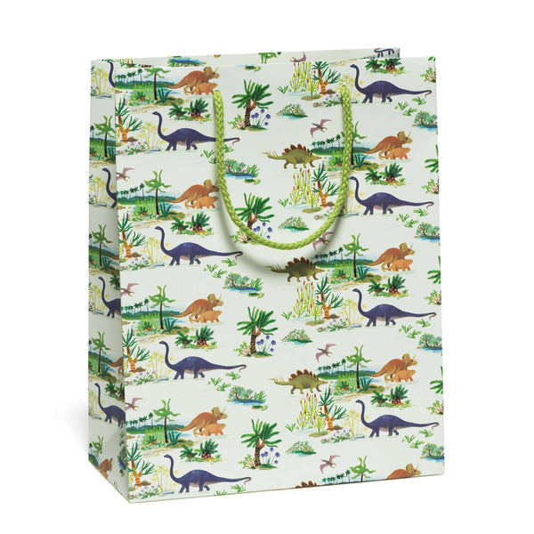 Gift Bag | Large | Dinosaurs | Red Cap Cards - Kami Paper