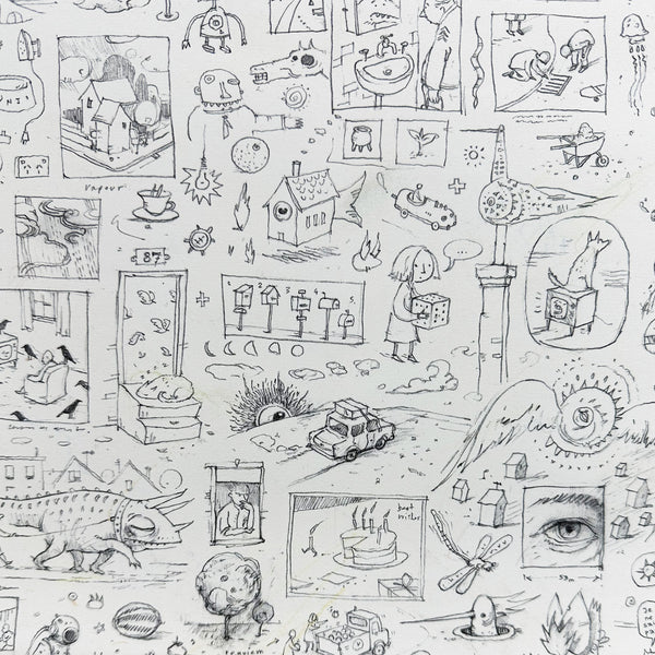 Wrapping Paper | Doodles Suburbia | Nuovo Group
