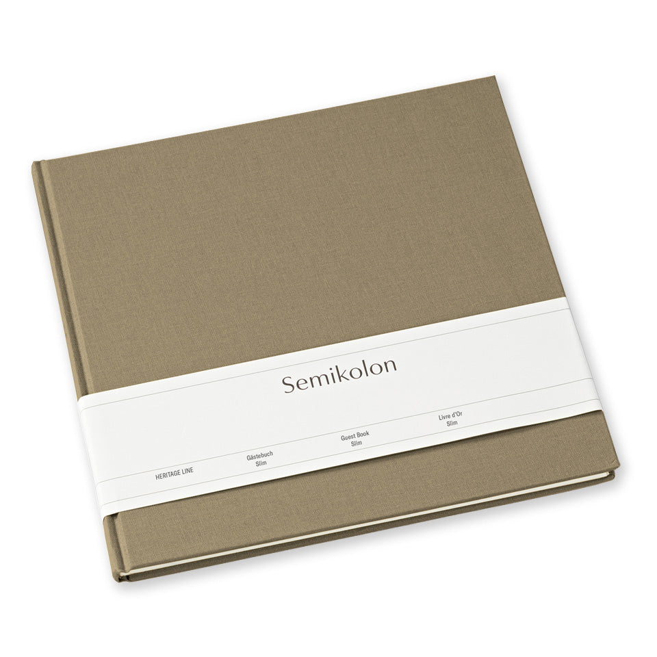 Guest Book | Slim | Semikolon | 2 COLOUR OPTIONS AVAILABLE