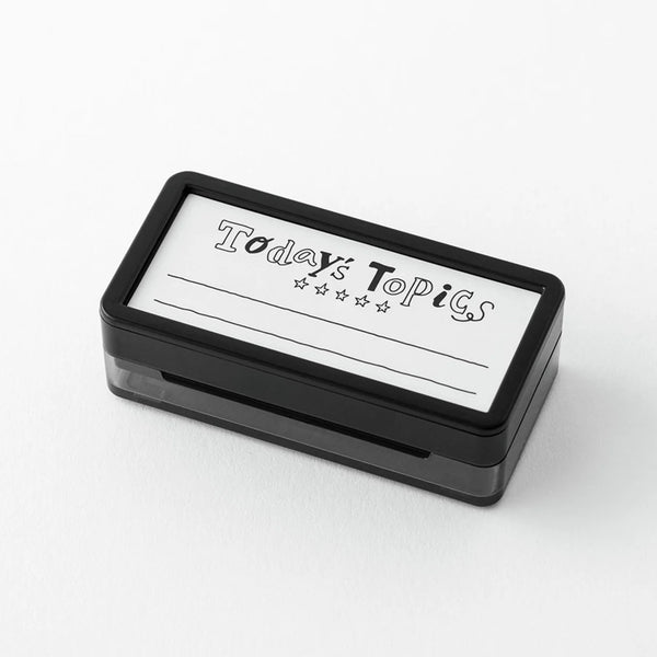 Stamp | Self Inking Stamp | Half | Today's Toipics | Midori