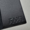 Handmade Notebook Cover | Leather | Black | Kami Paper