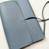 Handmade Notebook Cover | Leather | Blue | Kami Paper