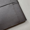 Handmade Notebook Cover | Leather | Dark Brown | Kami Paper