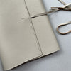 Handmade Notebook Cover | Leather | Ecru | Kami Paper