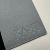 Handmade Notebook Cover | Leather | Grey | Kami Paper