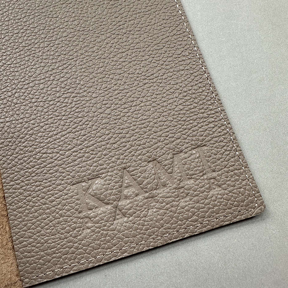 Handmade Notebook Cover | Leather | Mushroom | Kami Paper