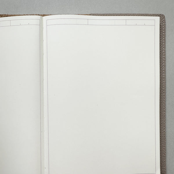Handmade Notebook Cover | Leather | Mushroom | Kami Paper