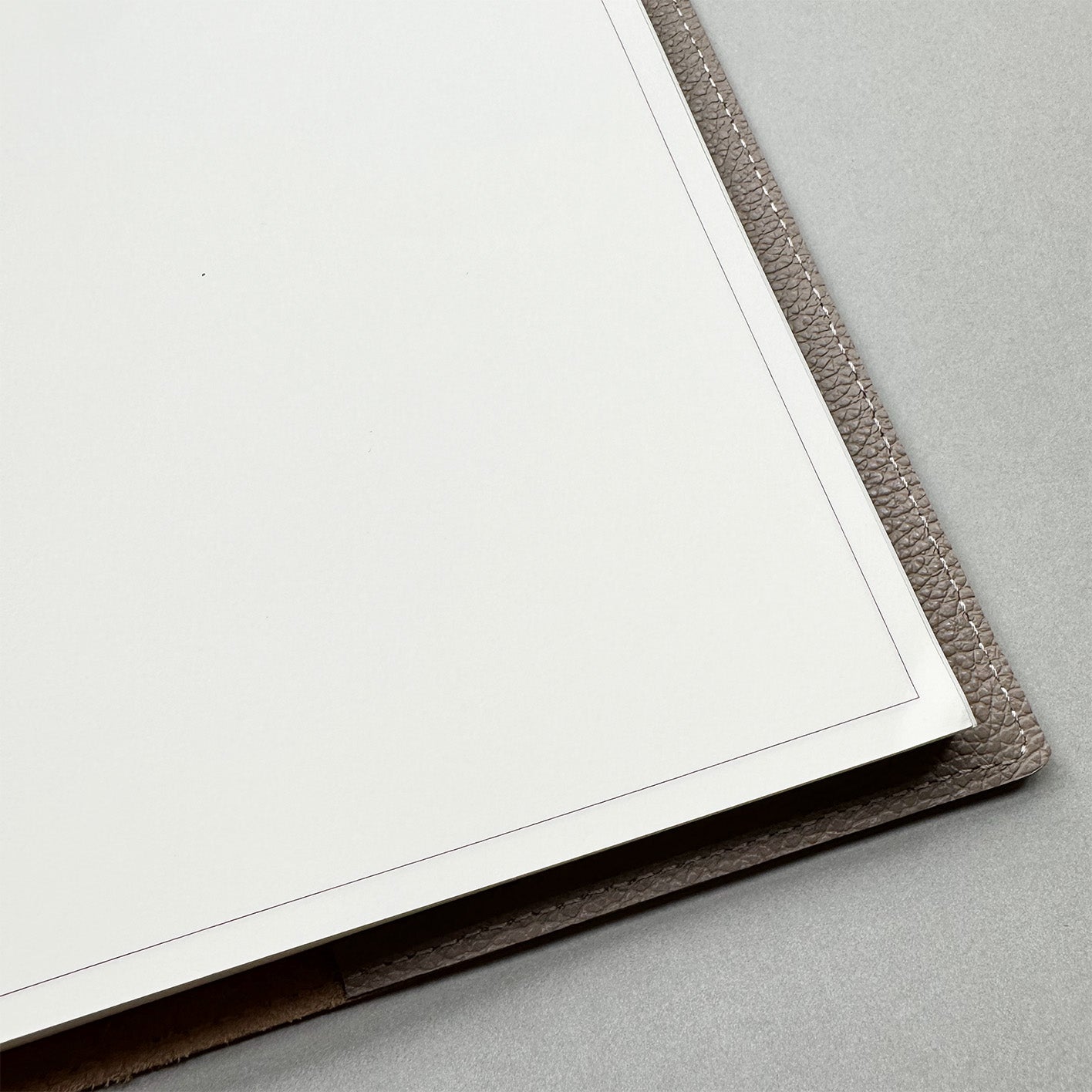 Handmade Notebook Cover | Leather | Mushroom | Kami Paper