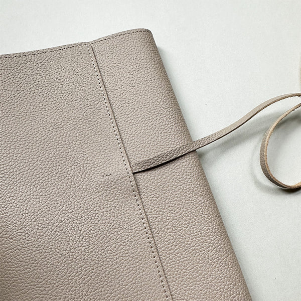 Handmade Notebook Cover | Leather | Mushroom | Kami Paper