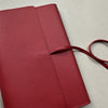 Handmade Notebook Cover | Leather | Red | Kami Paper