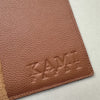 Handmade Notebook Cover | Leather | Tan | Kami Paper