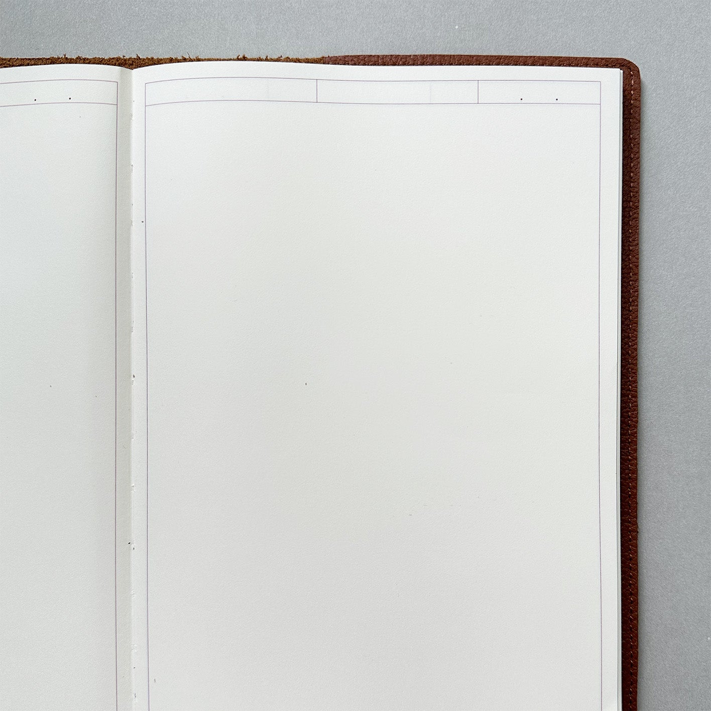 Handmade Notebook Cover | Leather | Tan | Kami Paper