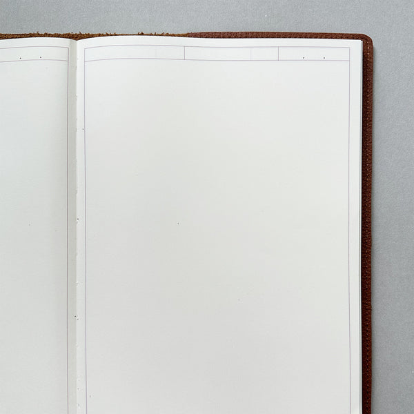 Handmade Notebook Cover | Leather | Tan | Kami Paper