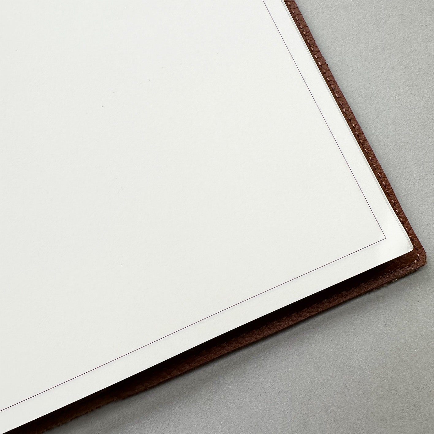 Handmade Notebook Cover | Leather | Tan | Kami Paper