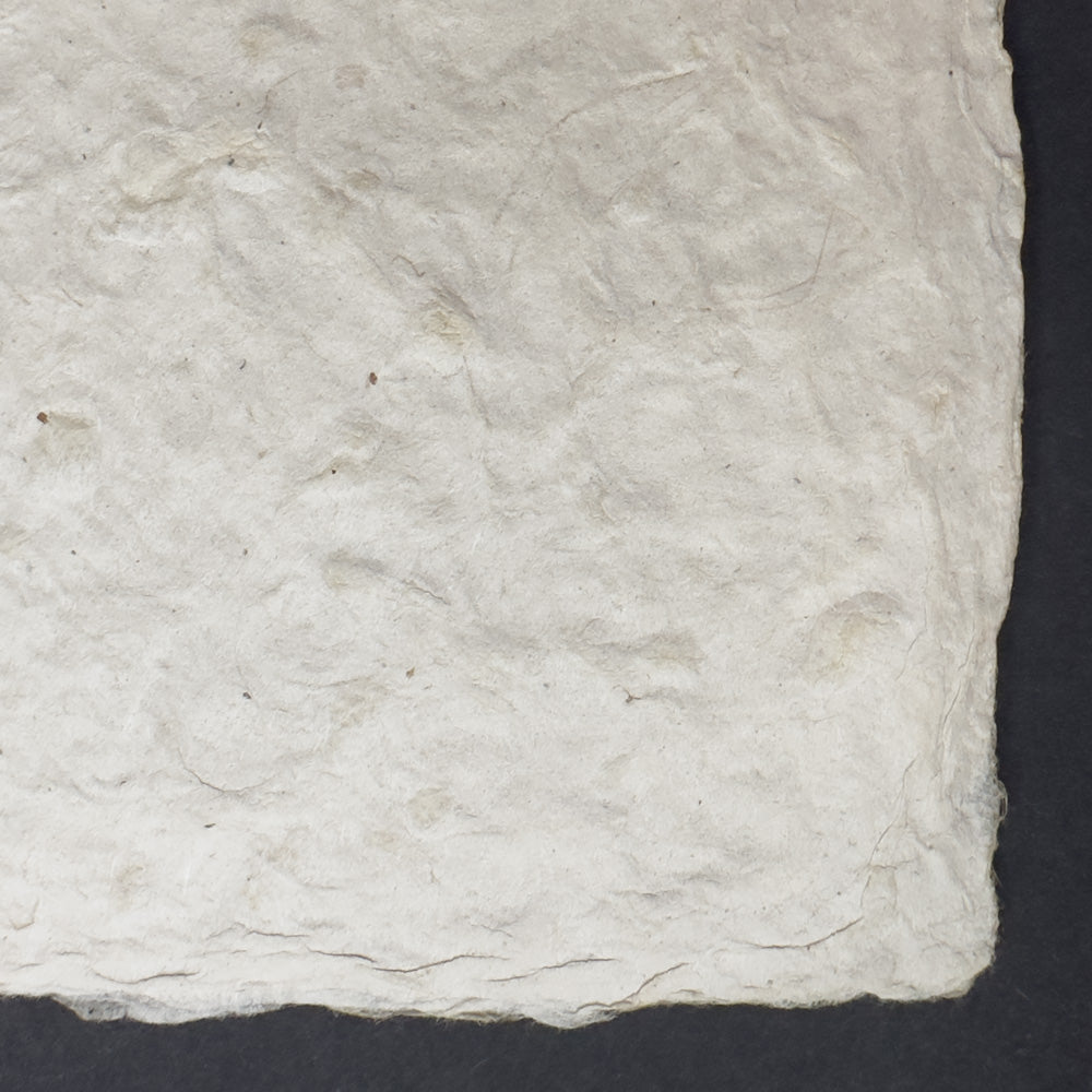 Nepalese Paper | Single | Handmade Lokta Deckled Edge | Lokta Natural | 100gsm | 2 SIZE OPTIONS AVAILBLE - Kami Paper