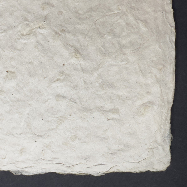 Nepalese Paper | Single | Handmade Lokta Deckled Edge | Lokta Natural | 100gsm | 2 SIZE OPTIONS AVAILBLE - Kami Paper