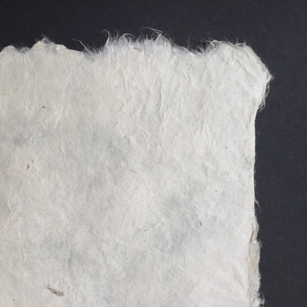 Nepalese Paper | Single | Handmade Lokta Deckled Edge | Lokta Natural | 80gsm | 2 SIZE OPTIONS AVAILBLE