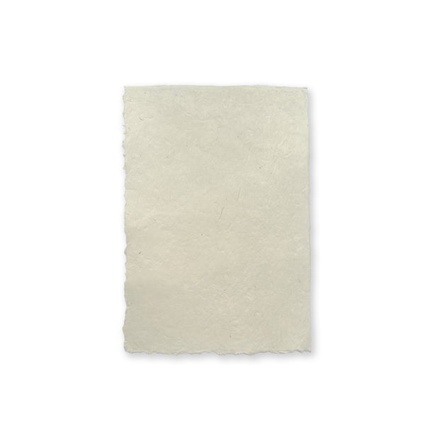 Nepalese Paper | Single | Handmade Lokta Deckled Edge | Lokta Natural | 80gsm | 2 SIZE OPTIONS AVAILBLE