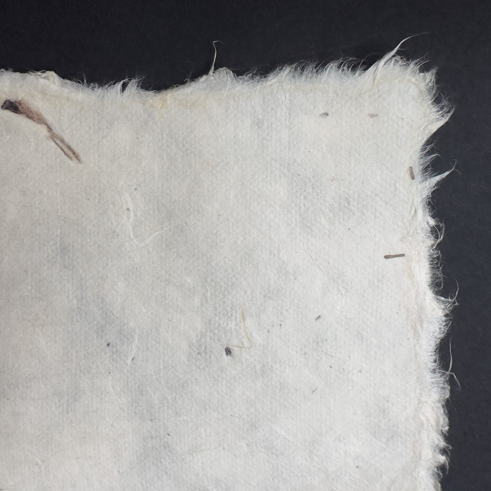 Nepalese Paper | Single | Handmade Lokta Deckled Edge | Lokta Natural | 80gsm | 2 SIZE OPTIONS AVAILBLE