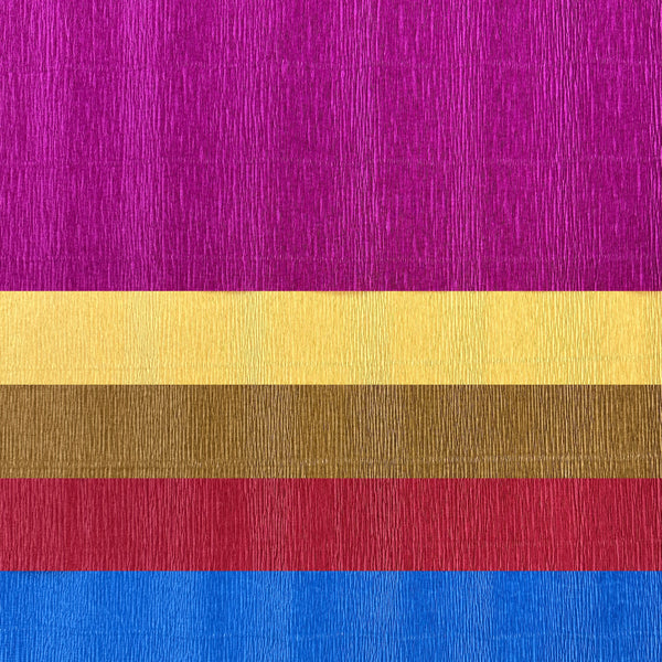 Italian Paper |  Crepe Paper Pack | 10 COLOUR OPTIONS AVAILABLE