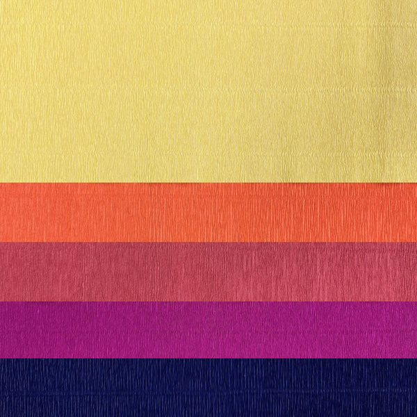 Italian Paper |  Crepe Paper Pack | 10 COLOUR OPTIONS AVAILABLE