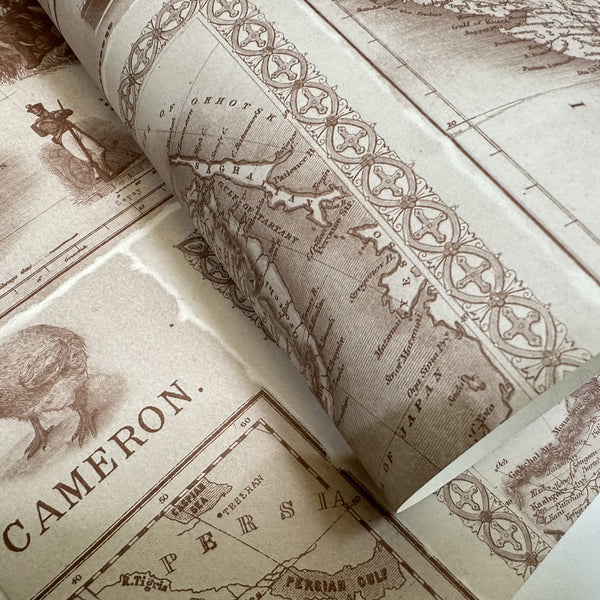 Italian Paper | Vintage Map | Rossi 1931