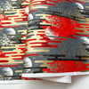 Japanese Paper | Chiyogami | Moon | Red & Black | CH715