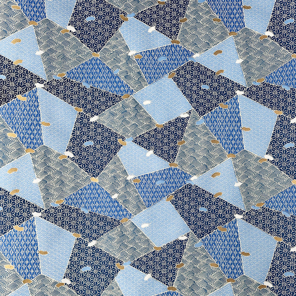 Japanese Paper | Chiyogami | Tamba | Blue | Ch213