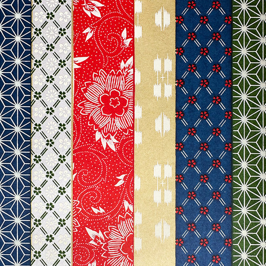 Japanese Paper | Chiyogami | Traditional Pattern Stripe | CH203
