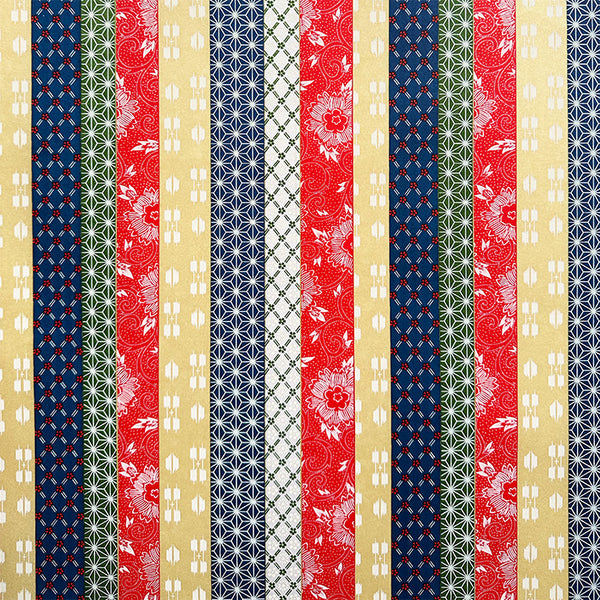 Japanese Paper | Chiyogami | Traditional Pattern Stripe | CH203
