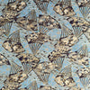 Japanese Paper | Chiyogami | Fan | Blue | Ch047