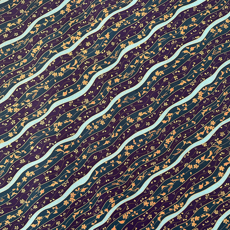 Japanese Paper | Chiyogami | Tawabata | Blue | Ch214 - Kami Paper