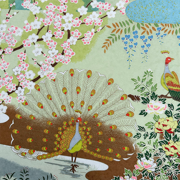 Japanese Paper | Sogara Yuzen | Four Seasons | Light Blue