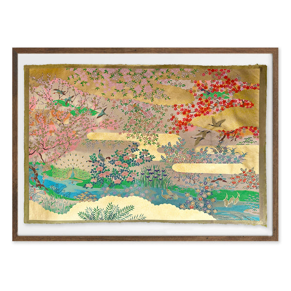 Japanese Paper | Sogara Yuzen | Paradise Gold