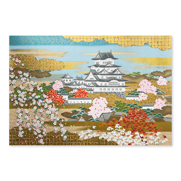 Japanese Paper | Sogara Yuzen | Himeji Castle - Kami Paper
