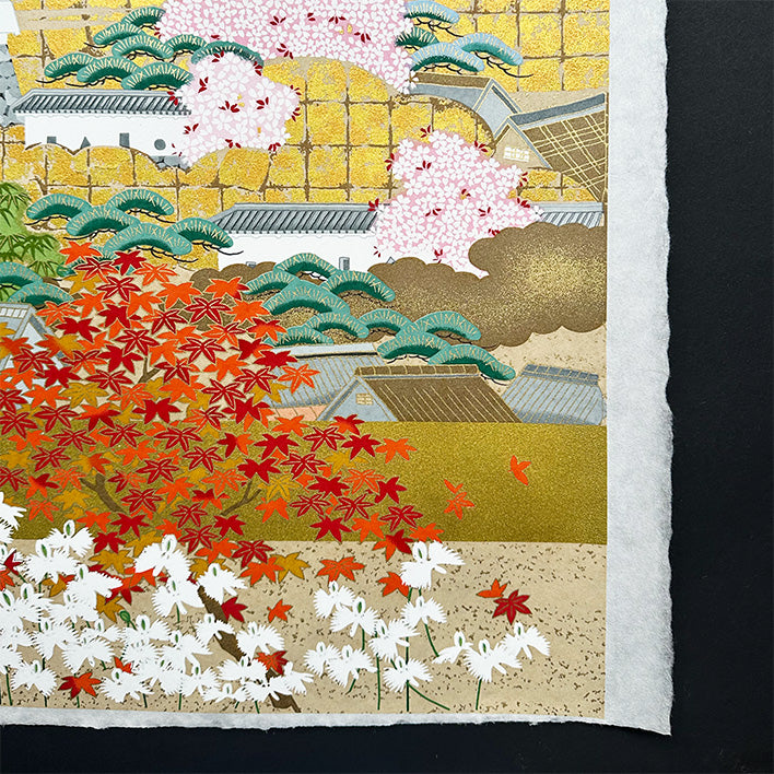 Japanese Paper | Sogara Yuzen | Himeji Castle - Kami Paper