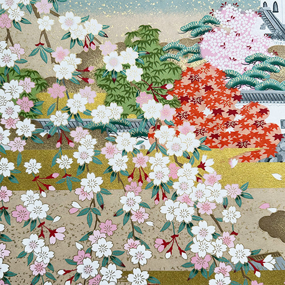 Japanese Paper | Sogara Yuzen | Himeji Castle - Kami Paper